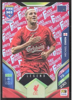 Michael Owen, Kartička, 2026 Panini Adrenalyn XL FIFA 365, Red