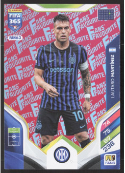 Lautaro Martínez, Kartička, 2026 Panini Adrenalyn XL FIFA 365, Red
