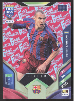 Henrik Larsson, Kartička, 2026 Panini Adrenalyn XL FIFA 365, Red