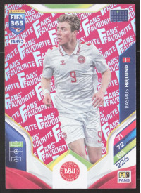 Rasmus Højlund, Kartička, 2026 Panini Adrenalyn XL FIFA 365, Red