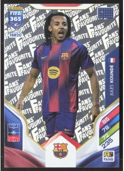 Jules Koundé, Kartička, 2026 Panini Adrenalyn XL FIFA 365, INSERT