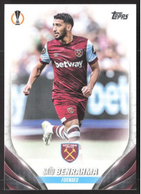 Saïd Benrahma, Kartička, Topps UEFA Club Competitions 2023-24, BASE
