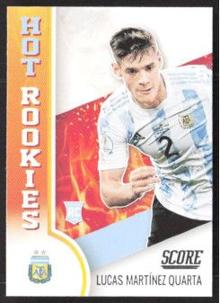 Lucas Martinez Quarta, Kartička, Panini Score FIFA Soccer 2021-22, INSERT