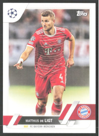 Matthijs de Ligt, Kartička, 2022-23 Topps UEFA Club Competitions, BASE