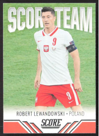 Robert Lewandowski, Kartička, Panini Score FIFA Soccer 2021-22, INSERT