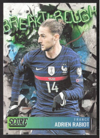 Adrien Rabiot, Kartička, Panini Score FIFA Soccer 2021-22, INSERT