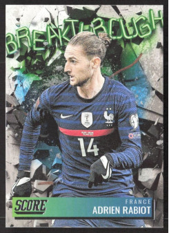 Adrien Rabiot, Kartička, Panini Score FIFA Soccer 2021-22, INSERT