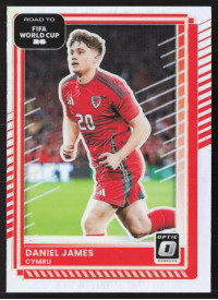 Daniel James, Card, 2026 Panini Donruss Road to FIFA World Cup, Holo Optic