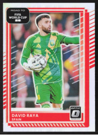 David Raya, Card, 2026 Panini Donruss Road to FIFA World Cup, Holo Optic