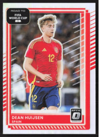 Dean Huijsen, Card, 2026 Panini Donruss Road to FIFA World Cup, Holo Optic