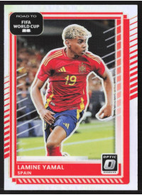 Lamine Yamal, Kartička, 2026 Panini Donruss Road to FIFA World Cup, Holo Optic