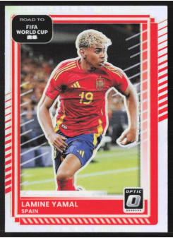 Lamine Yamal, Kartička, 2026 Panini Donruss Road to FIFA World Cup, Holo Optic