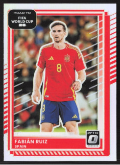 Fabian Ruiz, Card, 2026 Panini Donruss Road to FIFA World Cup, Holo Optic