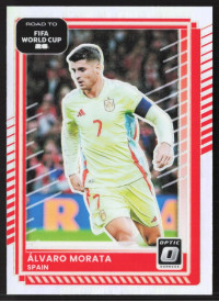 Alvaro Morata, Kartička, 2026 Panini Donruss Road to FIFA World Cup, Holo Optic