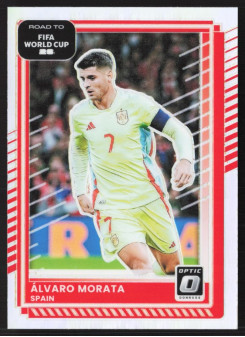 Alvaro Morata, Kartička, 2026 Panini Donruss Road to FIFA World Cup, Holo Optic