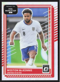 Weston McKennie, Kartička, 2026 Panini Donruss Road to FIFA World Cup, Holo Optic