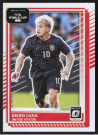Diego Luna, Kartička, 2026 Panini Donruss Road to FIFA World Cup, Holo Optic
