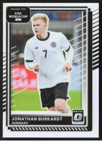 Jonathan Burkardt, Kartička, 2026 Panini Donruss Road to FIFA World Cup, Holo Optic