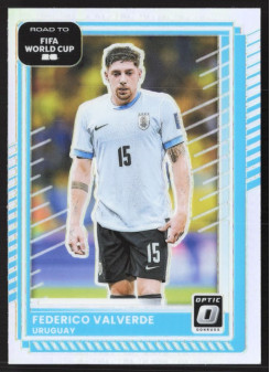 Federico Valverde, Card, 2026 Panini Donruss Road to FIFA World Cup, Holo Optic