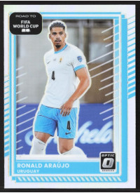 Ronald Araujo, Card, 2026 Panini Donruss Road to FIFA World Cup, Holo Optic