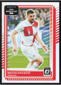Mateo Kovacic, Card, 2026 Panini Donruss Road to FIFA World Cup, Holo Optic