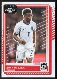 Bukayo Saka, Kartička, 2026 Panini Donruss Road to FIFA World Cup, Holo Optic