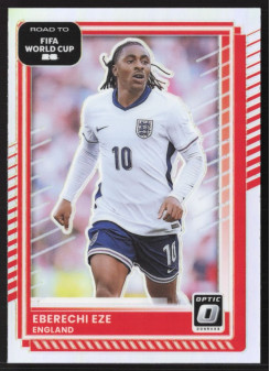 Eberechi Eze, Card, 2026 Panini Donruss Road to FIFA World Cup, Holo Optic