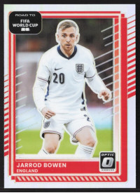 Jarrod Bowen, Card, 2026 Panini Donruss Road to FIFA World Cup, Holo Optic