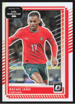 Rafael Leao, Card, 2026 Panini Donruss Road to FIFA World Cup, Holo Optic