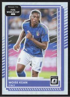 Moise Kean, Card, 2026 Panini Donruss Road to FIFA World Cup, Holo Optic