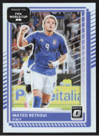 Mateo Retegui, Card, 2026 Panini Donruss Road to FIFA World Cup, Holo Optic