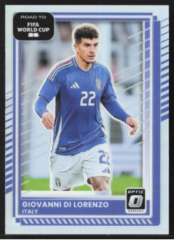 Giovanni Di Lorenzo, Card, 2026 Panini Donruss Road to FIFA World Cup, Holo Optic