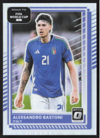 Alessandro Bastoni, Card, 2026 Panini Donruss Road to FIFA World Cup, Holo Optic