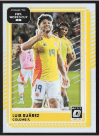 Luis Suarez (COL), Card, 2026 Panini Donruss Road to FIFA World Cup, Holo Optic