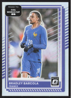 Bradley Barcola, Kartička, 2026 Panini Donruss Road to FIFA World Cup, Holo Optic