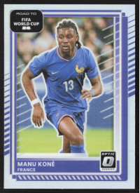 Manu Kone, Card, 2026 Panini Donruss Road to FIFA World Cup, Holo Optic