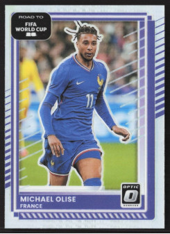 Michael Olise, Card, 2026 Panini Donruss Road to FIFA World Cup, Holo Optic