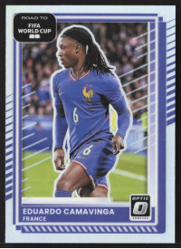 Eduardo Camavinga, Card, 2026 Panini Donruss Road to FIFA World Cup, Holo Optic