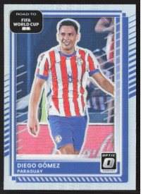 Diego Gomez, Card, 2026 Panini Donruss Road to FIFA World Cup, Holo Optic