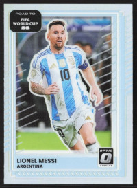 Lionel Messi, Card, 2026 Panini Donruss Road to FIFA World Cup, Holo Optic
