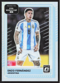 Enzo Fernandez, Card, 2026 Panini Donruss Road to FIFA World Cup, Holo Optic