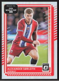 Alexander Sorloth, Card, 2026 Panini Donruss Road to FIFA World Cup, Holo Optic