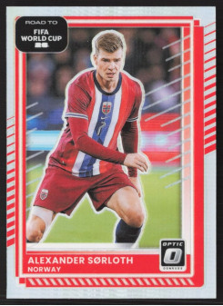 Alexander Sorloth, Card, 2026 Panini Donruss Road to FIFA World Cup, Holo Optic