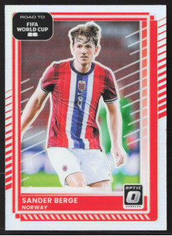Sander Berge, Card, 2026 Panini Donruss Road to FIFA World Cup, Holo Optic