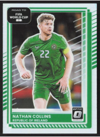 Nathan Collins, Card, 2026 Panini Donruss Road to FIFA World Cup, Holo Optic