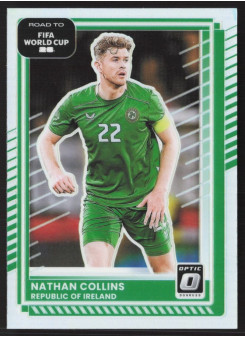 Nathan Collins, Card, 2026 Panini Donruss Road to FIFA World Cup, Holo Optic