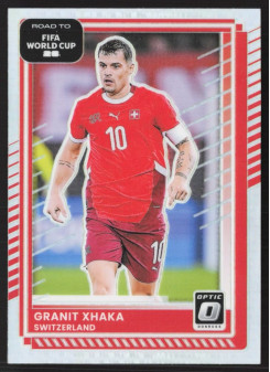 Granit Xhaka, Card, 2026 Panini Donruss Road to FIFA World Cup, Holo Optic
