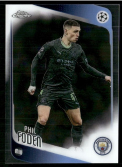 Phil Foden, Card, 2025-26 Topps Chrome UEFA Club Competitions, BASE