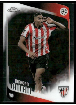 Maroan Sannadi, Kartička, 2025-26 Topps Chrome UEFA Club Competitions, BASE