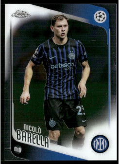 Nicolò Barella, Card, 2025-26 Topps Chrome UEFA Club Competitions, BASE